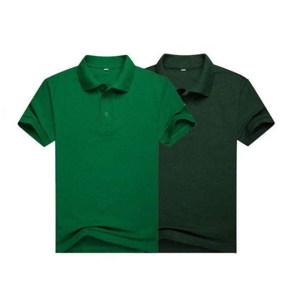 60% Cotton 40% Polyester Mens Polo Shirts Comfortable Colorful / Tops For Women