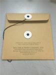 China Brown 000 Kraft Bubble Mailers 6x10 Kraft Paper Clasp String Tie Envelopes wholesale