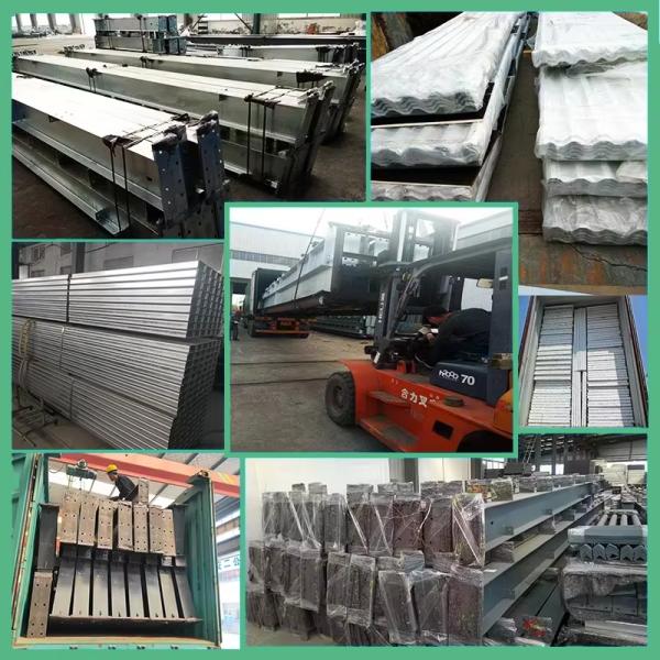 High Rise Modular Steel Frame Construction Factory , Modern Steel Structure Plant