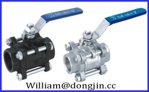 China 3PC Stainless Steel Threaded End Ball Valve wholesale