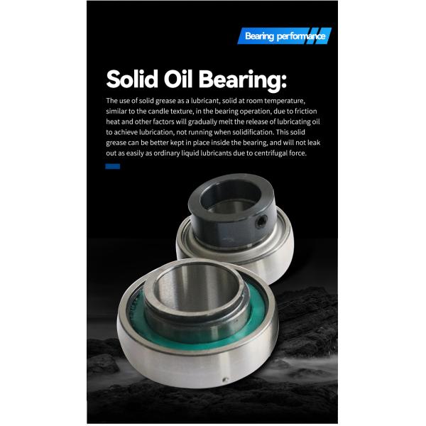 Outer Spherical Bearing Solid Oil Bearings AGRICULTURAL HARVESTER solid grease