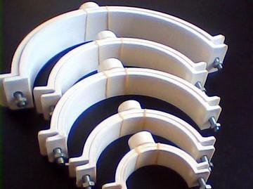 Quality PVC plastic wall mount pipe clamp for irrigation systerm for sale