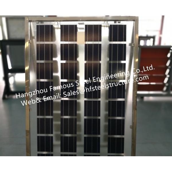 Solar Building-Integrated PV (Photovoltaic) Façades Glass Curtain Wall with Solar Modules Cladding