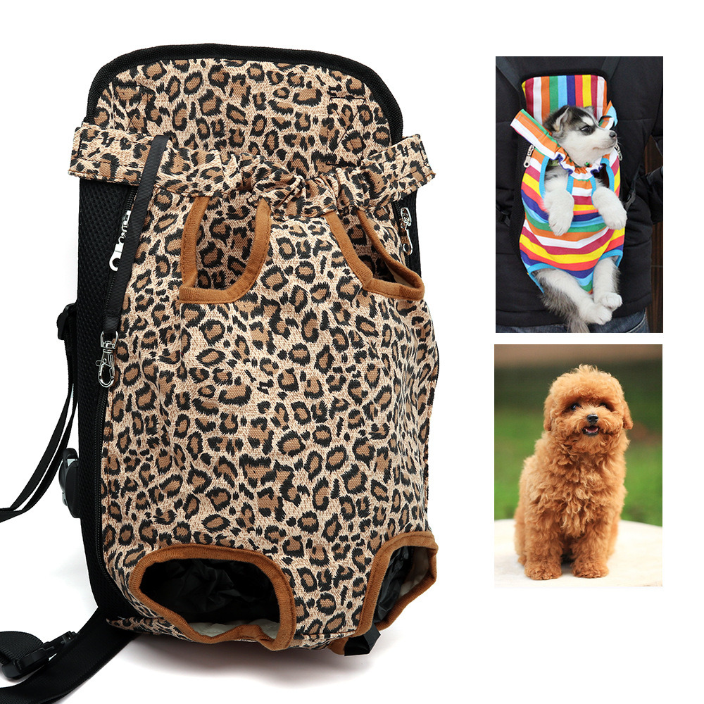Pet Front Carrier Dog Products Outdoor Mesh Front Pack Bag