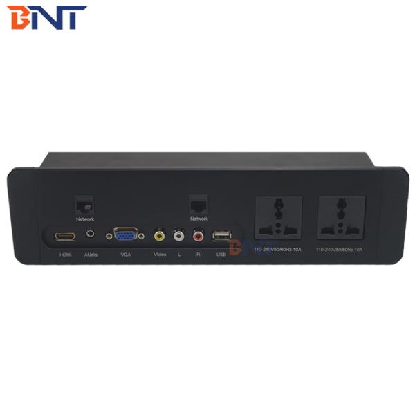 Quality Aluminum Brushed  Media Wall Socket/Hotel USB Wall Sockets Plate for sale