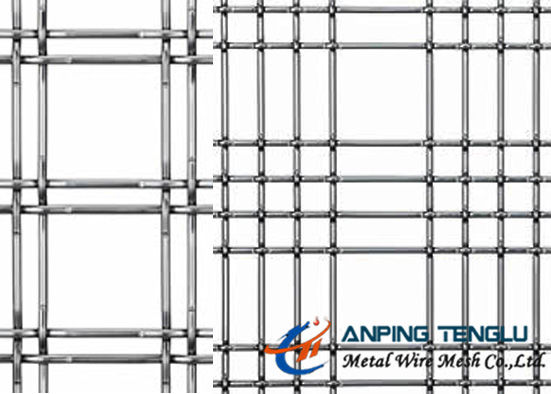 Triple Warp Weave Decorative Metal Mesh 1.6mmx2.9mm