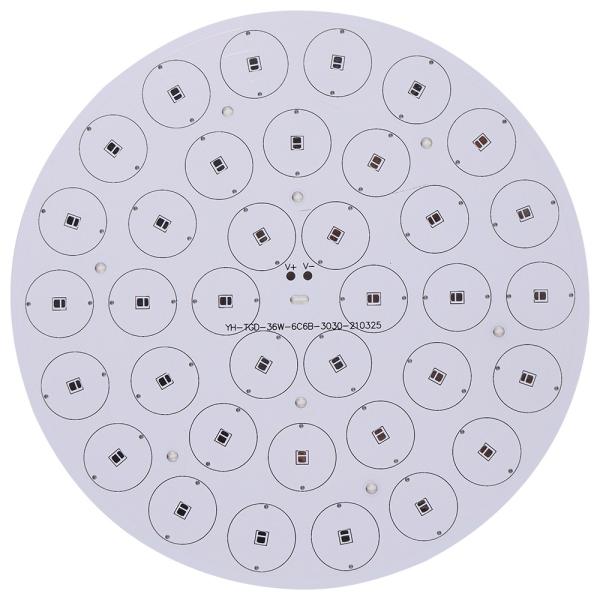 SMD 12W LED Printed Circuit Board Copper Thickness 1OZ 2OZ 30Z