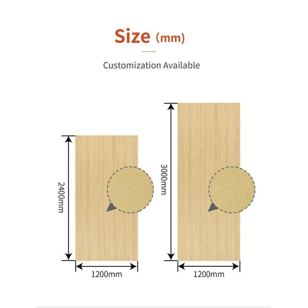 Sustainable MDF Perforated Acoustic Panel With High Sound Insulation Easy To Clean