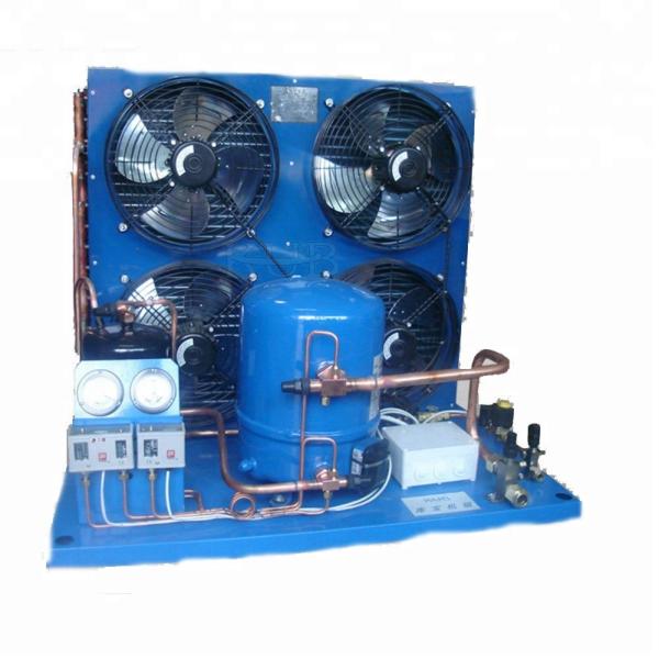 R22 Freezer Refrigeration Unit 8HP Water Cooled Condensing Unit hermetic condensing unit water cooled condensing unit