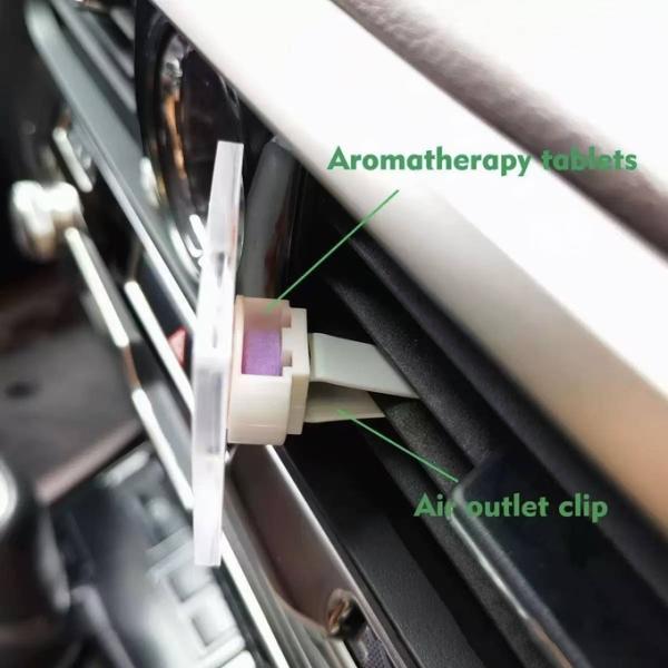 DIY Printable Blank Acrylic Sublimation Car Vent Clip Air Freshener For Heat Transfer