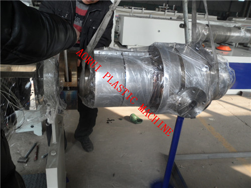 SJZ Conical Twin Screw Extrusion Machine / Pvc Pipe Extrusion Line