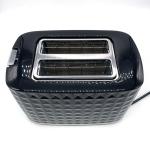 New design black housing 2 slice toaster toaster sandwich maker