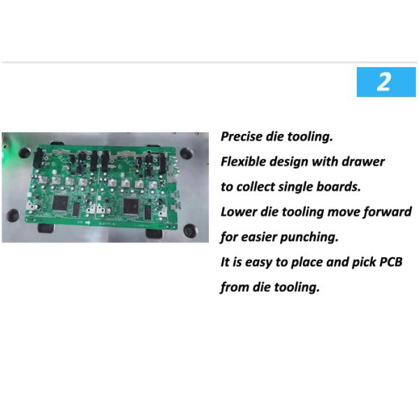 Pneumatic PCB Punching Machine 8T Output With Air Cylinder Driven