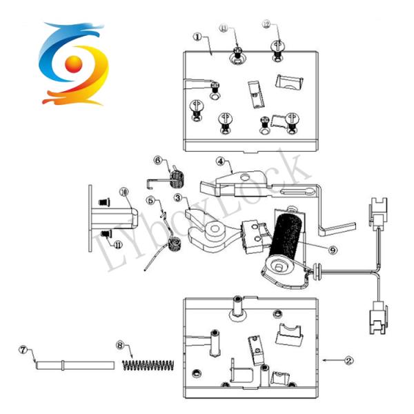 OEM / ODM Magnetic Electronic Cabinet Door Lock Keyless Remote Control