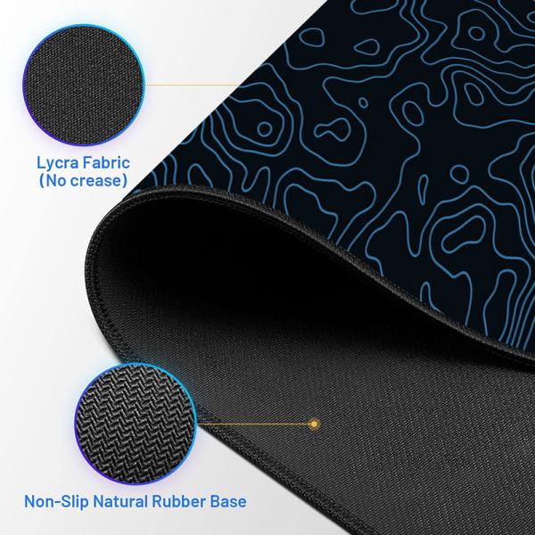 Office Desk Mat Mousepad Custom Large XXL Keyboard Pad with Rubber Bottom Mousepads