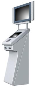 TD14 Dual screen payment kiosk