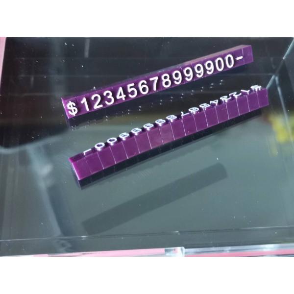 Retail Shop Cube Dollar Jewelry Watches Display Rack with Mini Adjustable Number Tag