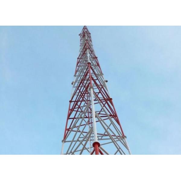 5G Communication Hot Dip Galvanized Triangle Angle Steel Communication Tower Suitable For Mobile Network And Broadcast Transmission