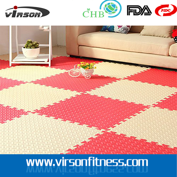2015 printed hot sale yoga puzzle mats for body-building