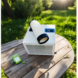 China Versatile Metal Cover Mobile Air Conditioner Powder Coating Drainage Free wholesale