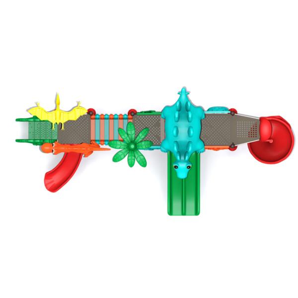 Galvanized steel pipe CE ISO TUV certificate medium size pipe jungle style outdoor playground TQ-ZLJ150