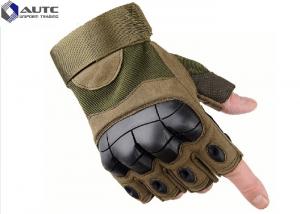 China Riding Law Enforcement Gloves , Hardened Knuckle Gloves Protective High Octane Activity wholesale