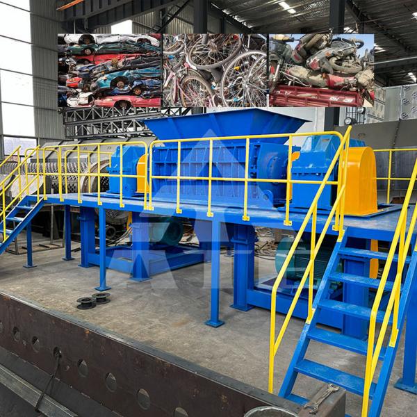 Home Appliance Shell Shredder Industrial Waste Shredder For Scrap Metal Recycling