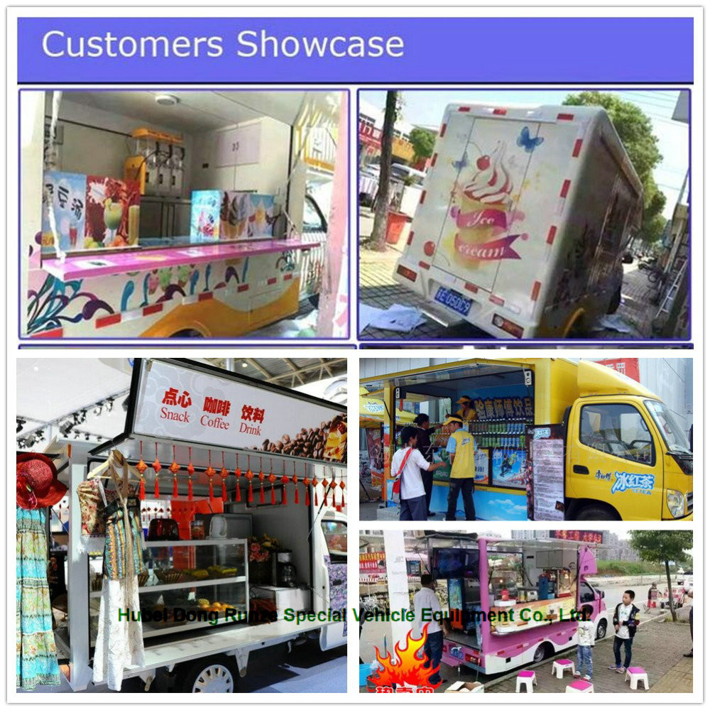 Awesome JBC Mobile Street Fast Food Sale Truck For Hot Dog Wagon Burrito Cooking And Selling