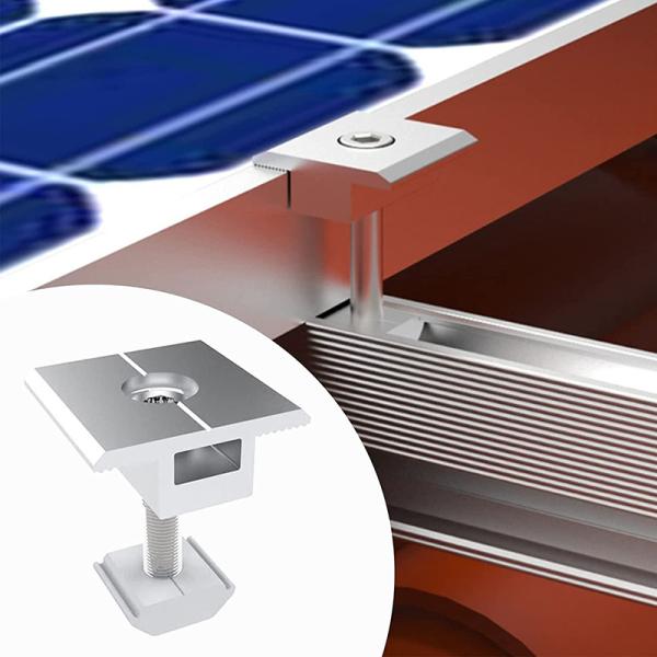 ISO9001 Certified Solar Panel Mid Clamp Anti Corrosion Secure Installation