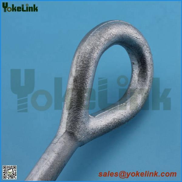 China ASTM A153 Oval eye bolt with square nut wholesale