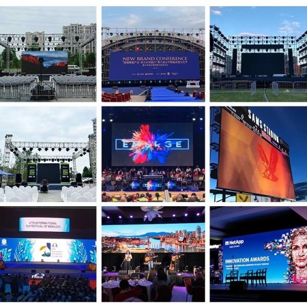 P3.91 Outdoor Led Display Screen Waterproof Stage Rental Led Display Screen For Concert