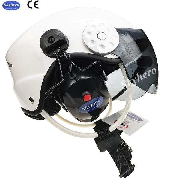 En 966 Standard Powered Paragliding Helmet Noise Cancel Paramotor Helmet Color Red Black White Blue Paramotor