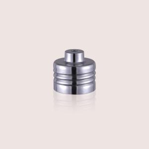China Compact Design Aluminum Cosmetic Parts Perfume Sprayer Closure Silver wholesale