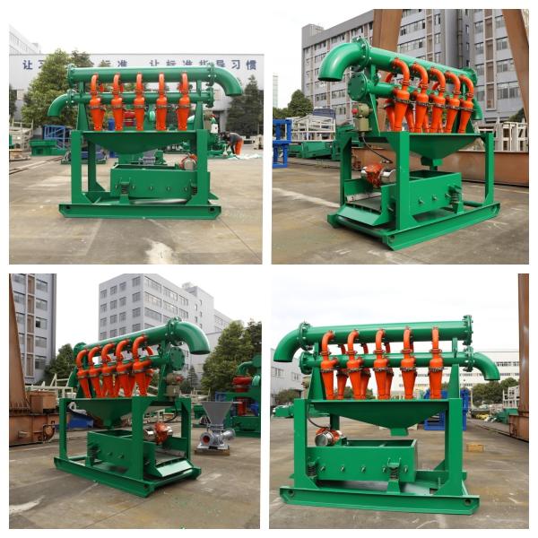 ISO​ Desilter Machine Oilfield Desilter In Drilling Rig 10 Cyclone Separation System