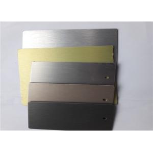 China Odm Brushed Hairline Aluminum Sheets , Brushed Aluminum Plate For Decoration on sale