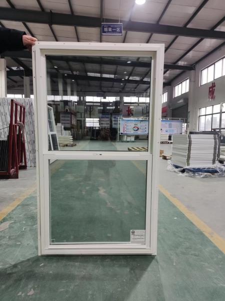 Quality Custom Flush Windows UPVC Profile Sash Style Double Hung for sale
