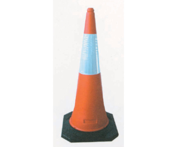 1 Meter 5kg PE Traffic Cone With Reflective Tape Plastic Road Cone