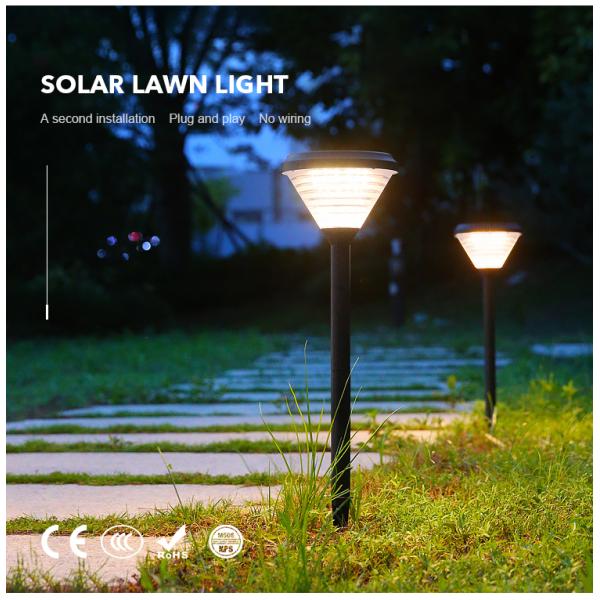IP65 ODM Waterproof LED Solar Pathway Lights With 2000mAh Battery for yard driveway