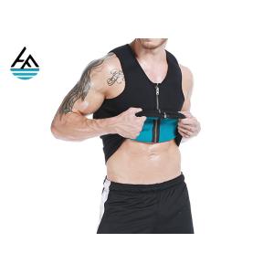 China Classical Black Neoprene Slimming Suits / CrossFit Mens Waist Trainer Vest wholesale