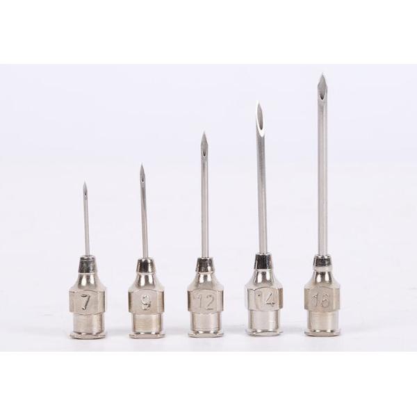 China 18mm Seats Veterinary Animal Injector Needle With Copper Hub wholesale