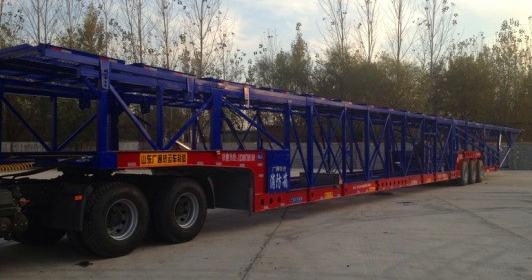 15m 18m Vehicle Transport Heavy Duty Semi Trailers 8-12 Cars Max Payload