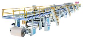 High Speed Corrugated Board Production Line , Cardboard Box Making Machine