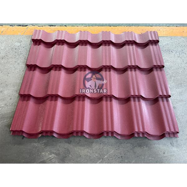 6 rib trapezoidal and glazed tile double layer roll forming machine for Slovakia