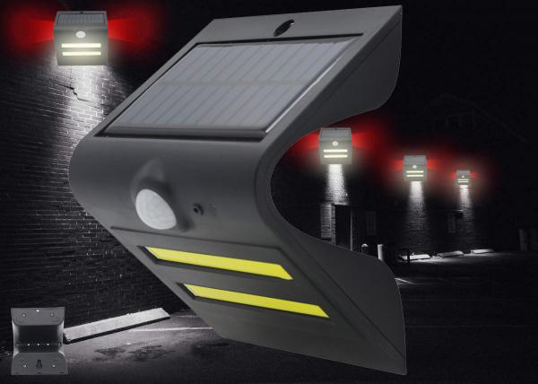 Quality Mini PIR Wireless Solar Powered Motion Sensor Light Easy Installation For Wall for sale