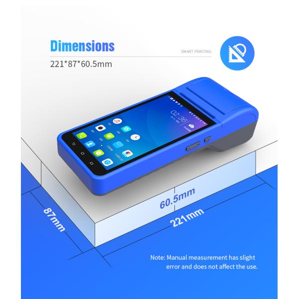 WIFI BT 4.0 58mm Thermal Receipt Printer Code Scanner Handheld Mobile Android Pos Terminal Machine Point of Sale Systems