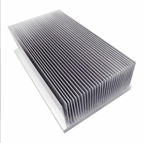 ZINC PLATED Custom Anodized Aluminum Extrusion Heat Sink for CNC Milling Enclosure