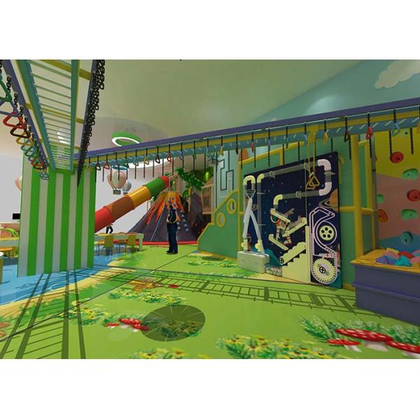 Jungle Theme Indoor Playground Equipment Early Childhood Play