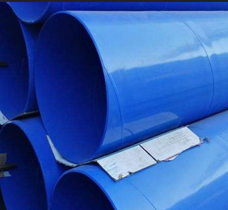 PED Water Supply Pe 2mm Thickness Plastic Coated Steel Pipe