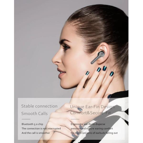 Hybrid Active Noise Cancelling Wireless Earbuds Ear Headphones IPX5 Waterproof Bluetooth 5.0 TWS Stereo Earphones