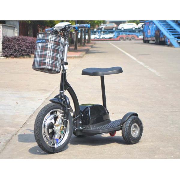 Hand Brake 350w Electric Moped Bike 25 Km/H With Permanent Magnet Brushed DC Motor